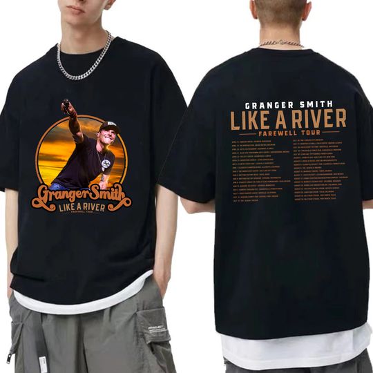 Discover Granger Smith Like A River Farewell Tour 2023 Shirt, Granger Smith Tour Shirt