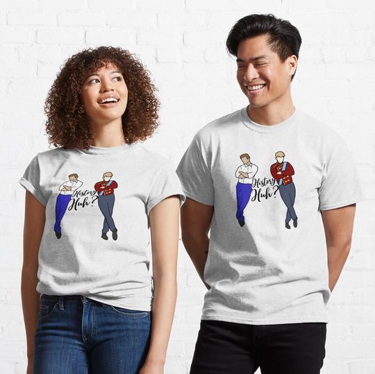 Discover RWRB red white and royal blue Alex and Henry silhouette design  Classic T-Shirt