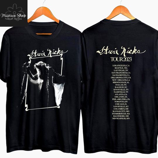 Discover Vintage Stevie Nicks Tour 2023 2sides Shirt, Gypsy T-shirt, Stevie Nicks Concert Shirt