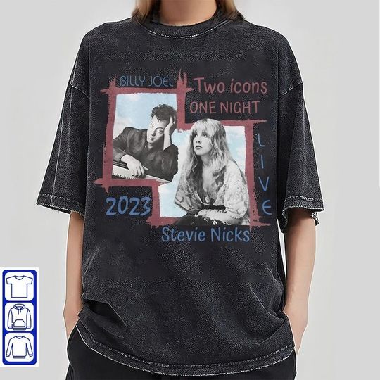 Discover Billy Joel and Stevie Nicks Two Icons One Night Shirt