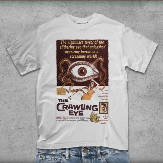 Discover The Crawling Eye T-Shirt, Horror T-Shirt, Halloween T-Shirt