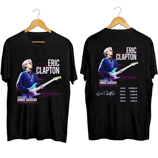Discover Eric Clapton 2023 Tour Shirt, Eric Clapton Fan Shirt