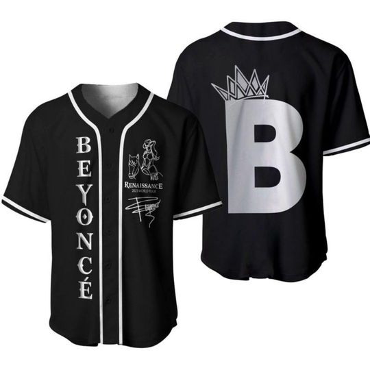 Discover Beyonces Renaissance Baseball Jersey, Renaissance World Tour Merch, Beyonces Tour 3D Shirt