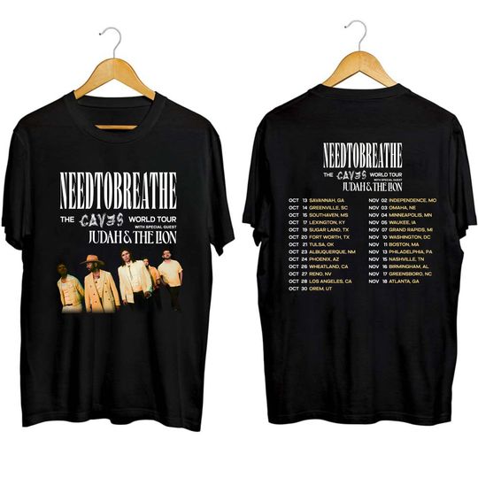 Discover Needtobreathe The Caves World Tour 2023 Shirt, Needtobreathe Band Fan Shirt