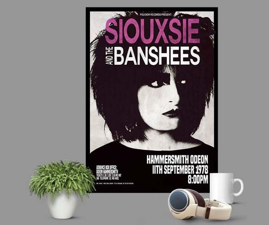 Discover Siouxsie and the Banshees 1978 Concert Poster