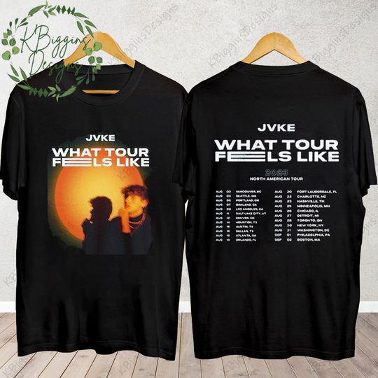 Discover JVKE 2023 North American Tour Shirt, What Tour Feels Like