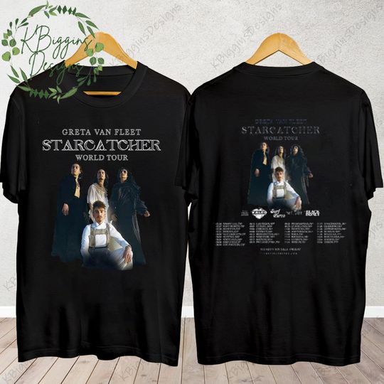 Discover Greta Van Fleet Shirt, Starcatcher 2023 World Tour Shirt