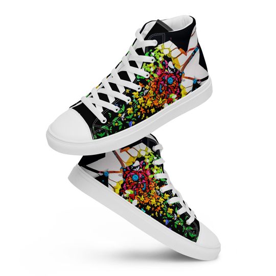Discover Womens high top canvas shoes