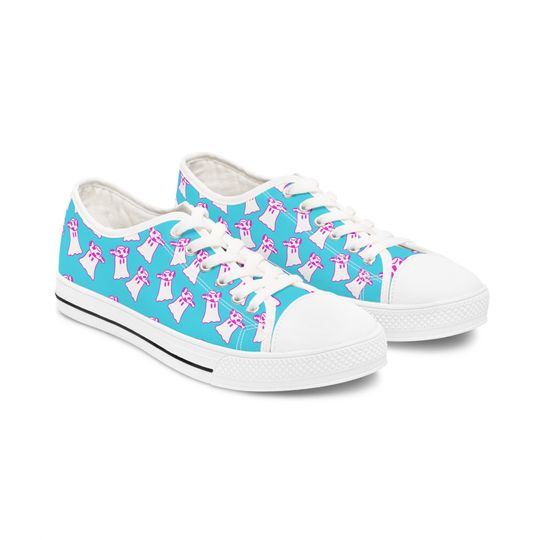 Discover Cowgirl Ghosts Women's Low Top Sneakers, Halloween, cowboy, cowgirl,