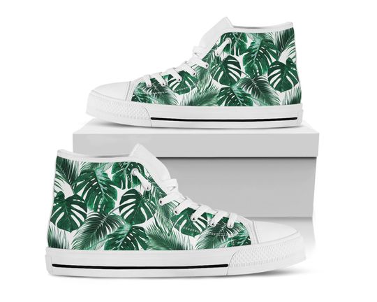 Discover Monstera Plant Shoes Monstera Sneakers