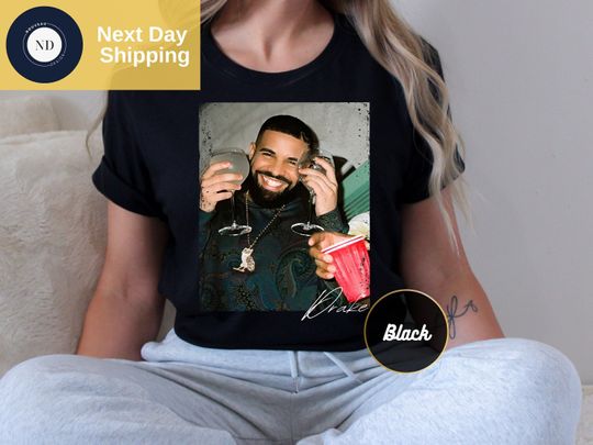 Discover Vintage Drake T-Shirt, Graphic Tee, Rapper Shirt, Drake Shirt, Rap Tour Shirt, Fan Shirt