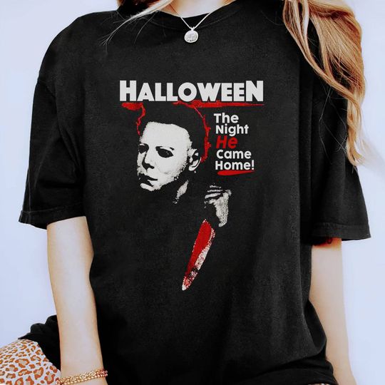 Discover Vintage Michael Myers Tee | Michael Myers Shirt | Horror Halloween Shirt