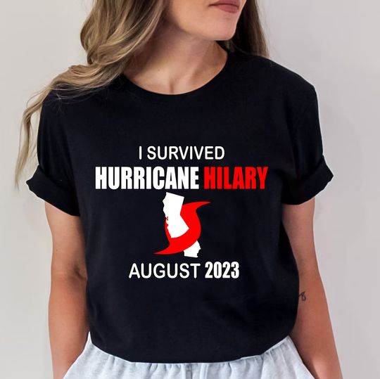 Discover Hurricane Hilary August 2023 T-Shirt, Hurricane Hilary  Shirt