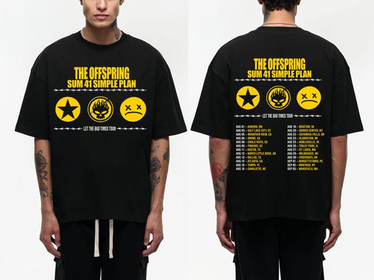 Discover The Offspring Let The Bad Times Roll Tour 2023 Shirt, The Offspring Band Fan Shirt