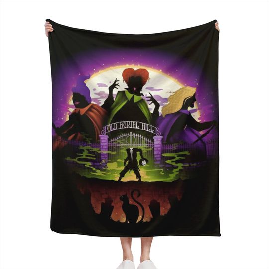 Discover Halloween Horror Movie Fleece Blanket