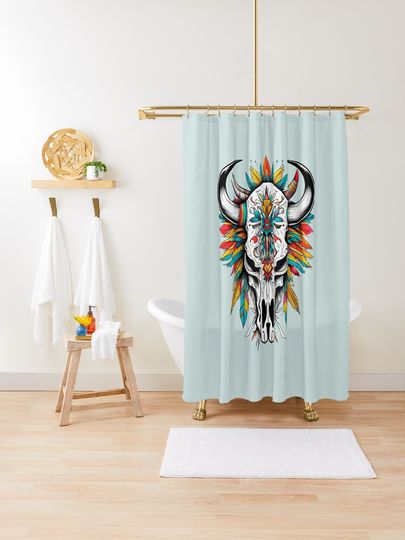 Discover Wild and free | Shower Curtain