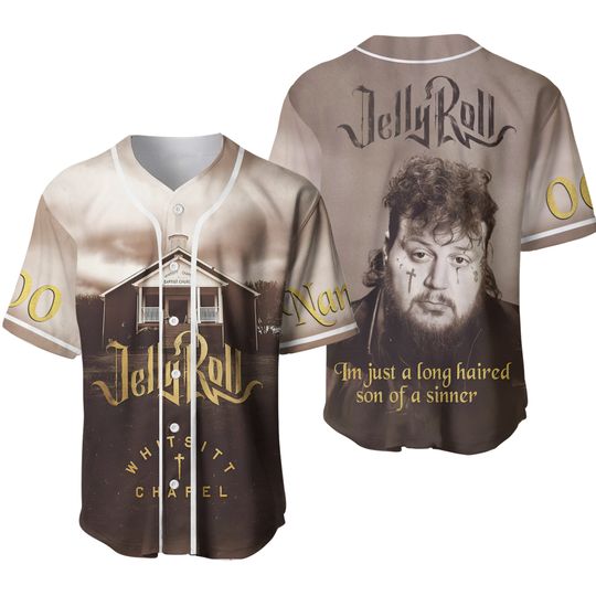 Discover Jelly Roll Jersey Shirt, Jelly Roll Baseball Jersey