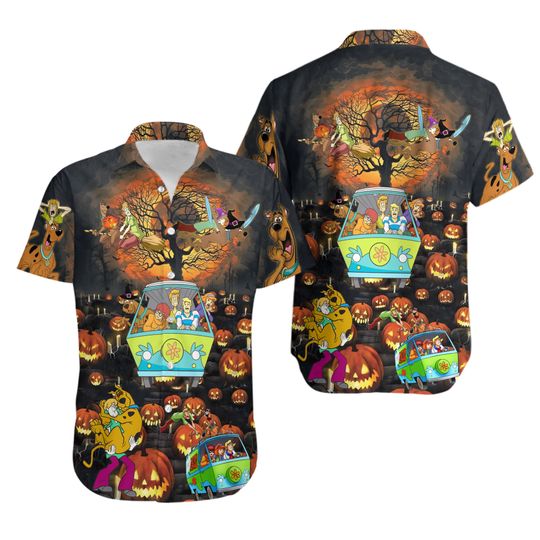 Discover Scooby Doo Happy Halloween Hawaiian Shirt