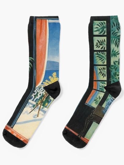 Discover The Open Window - Henri Matisse Style | Socks