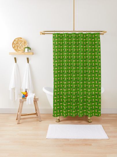 Discover Avocado | Shower Curtain