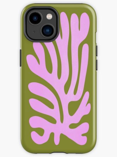 Discover Wasabi & Lavender: Matisse Paper Cutouts 05 | iPhone Case