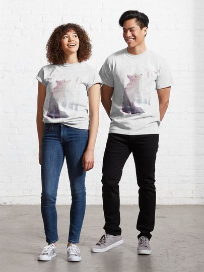 Discover Fox in the Snow | Classic T-Shirt