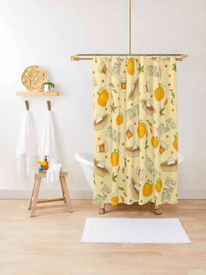 Discover Pumpkin Spice | Shower Curtain