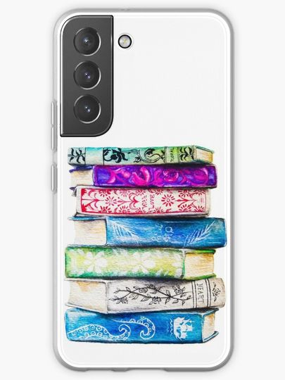 Discover Stack of Books | Samsung Galaxy Phone Case