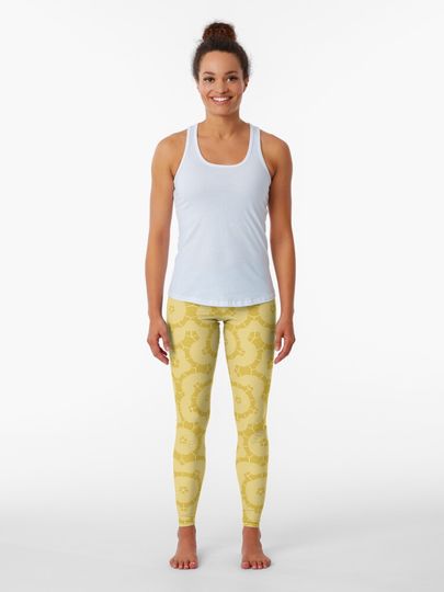 Discover gold floral | Leggings