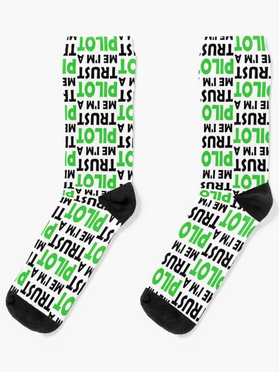Discover TRUST ME I&apos;M A PILOT (1) | Socks