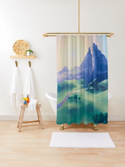 Discover Dueling Peaks | Shower Curtain