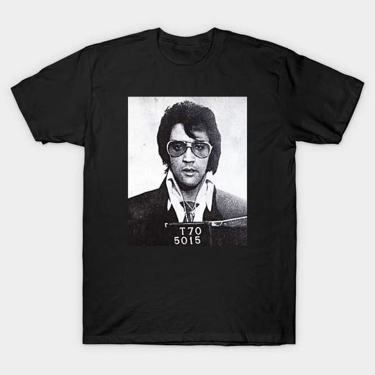 Discover Elvis Presley mugshot - Elvis Presley - T-Shirt