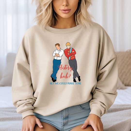 Discover Henry And Alex History Huh Sweatshirt, Red White And Royal Blue Hoodie, LGBTQ Movie Tshirt, Prince Henry RWRB