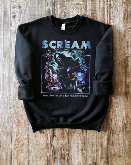 Discover Scream Vintage Halloween Sweatshirt, Scream Vintage Halloween