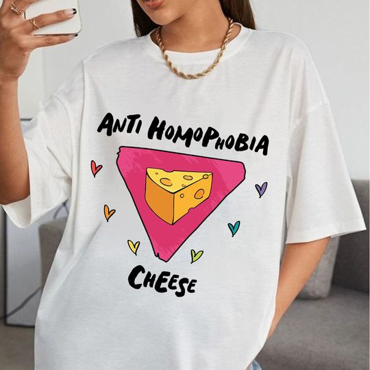 Discover Heartstopper Anti-Homophobia Cheese Shirt, Nick And Charlie T-Shirt, Lgbtq Pride tshirt, Heartstopper Season 2 Tee