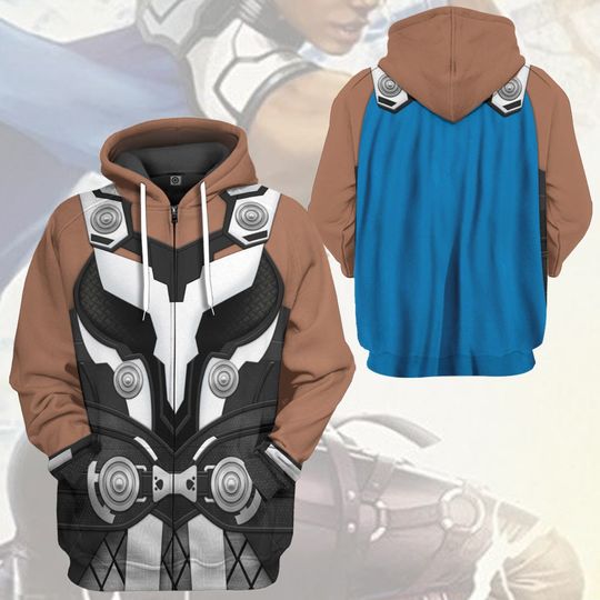 Discover Legends King Valkyrie Full Over Print 3D Zip Hoodie