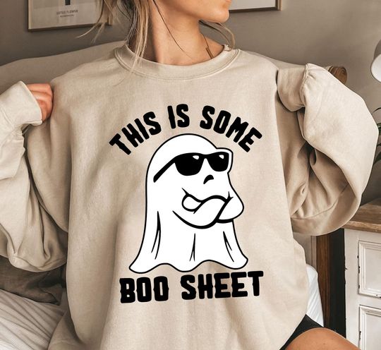 Discover This Is Some Boo Sheet Sweatshirt, Cute Ghost Sweatshirt