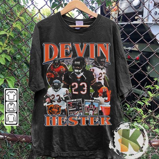 Discover Vintage 90s Graphic Style Devin Hester T-Shirt, Vintage Sport Tee
