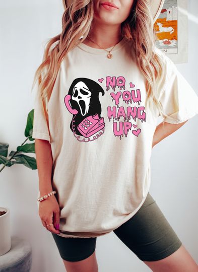 Discover No You Hang Up Shirt,Halloween Gift,Cute Ghost Sweatshirt,Spooky Season,Halloween