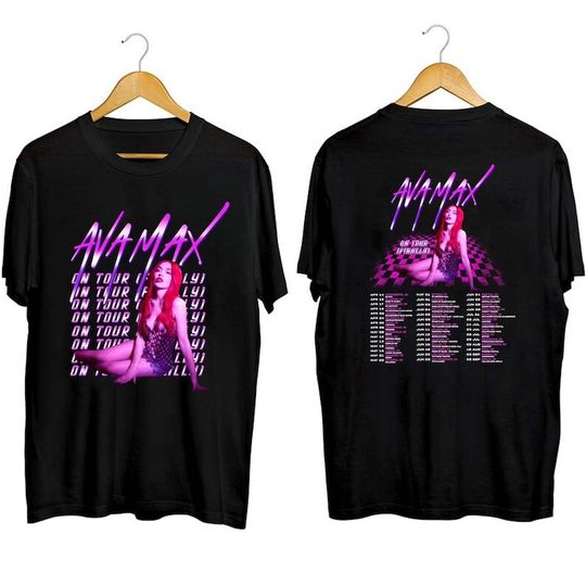 Discover Ava Max 2023 On Tour Finally Shirt, Diamonds and Dancefloors 2023 Tour Shirt