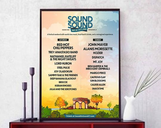 Discover This Year's Lineup Poster - Sound on Sound 2023 Poster