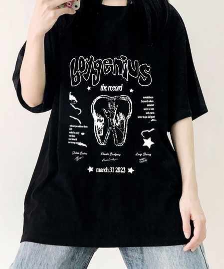 Discover Boygenuiss Graphic Tour shirt, Boygenius Merch