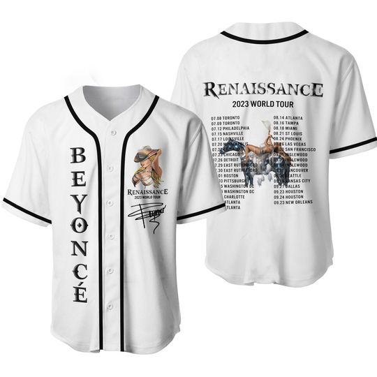 Discover Beyonce Renaissance World Tour 2023 Baseball Jersey
