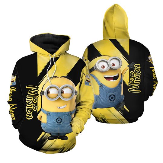 Discover Minion Hoodie, Minion 3D Hoodie