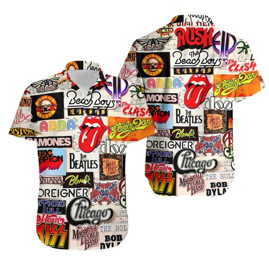 Discover Unisex Classic Rock Hawaiian Shirt
