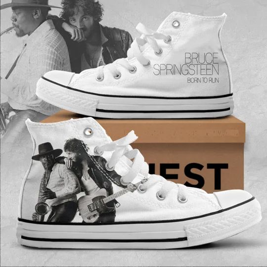 Discover Bruce Springsteen Born To Run High Top Sneaker