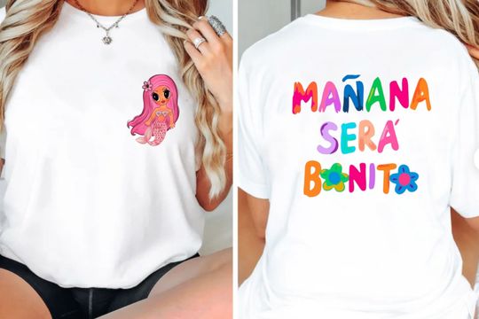 Discover Manana Sera Bonito Shirt, Karol G Concert Two Sided Shirt, Music Concert Tour Shirt,  La Bichota Tee