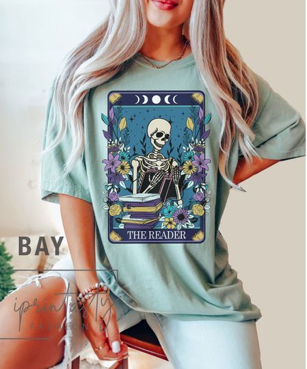 Discover Tarot the Reader Shirt, the Reader Shirt, Mystical Tarot Halloween t-shirt