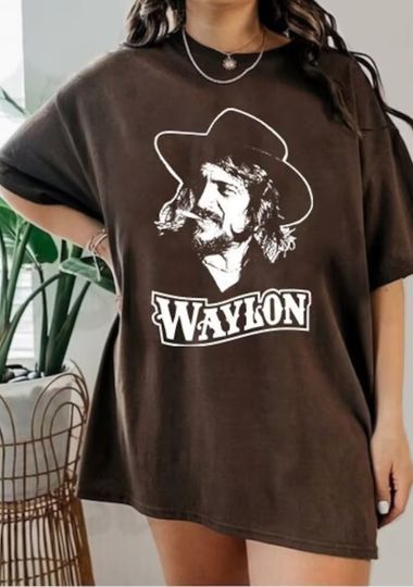 Discover Waylon Jennings Vintage Shirt, Waylon TOUR 1984 Vintage Shirt