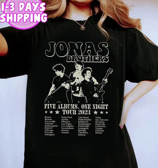 Discover Jonas Brothers Shirt, Jonas Brothers 2023 Tour Shirt
